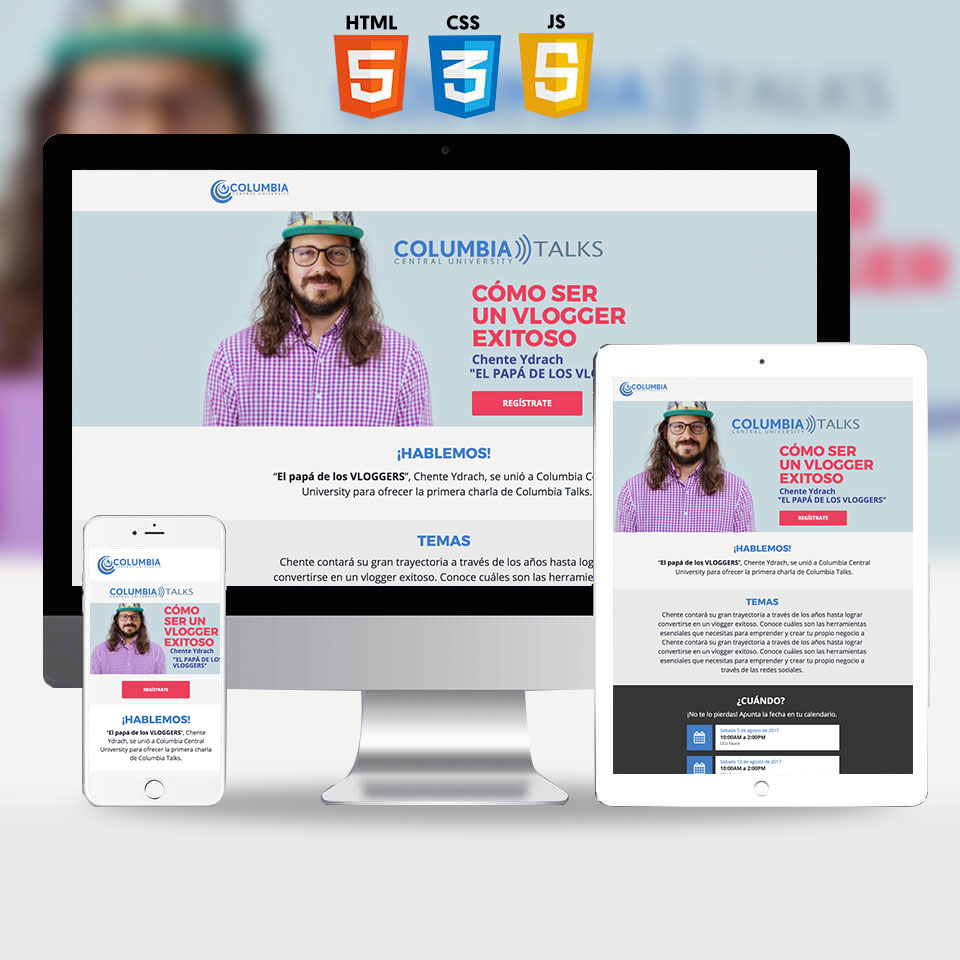 Chente Columbia Talks Website